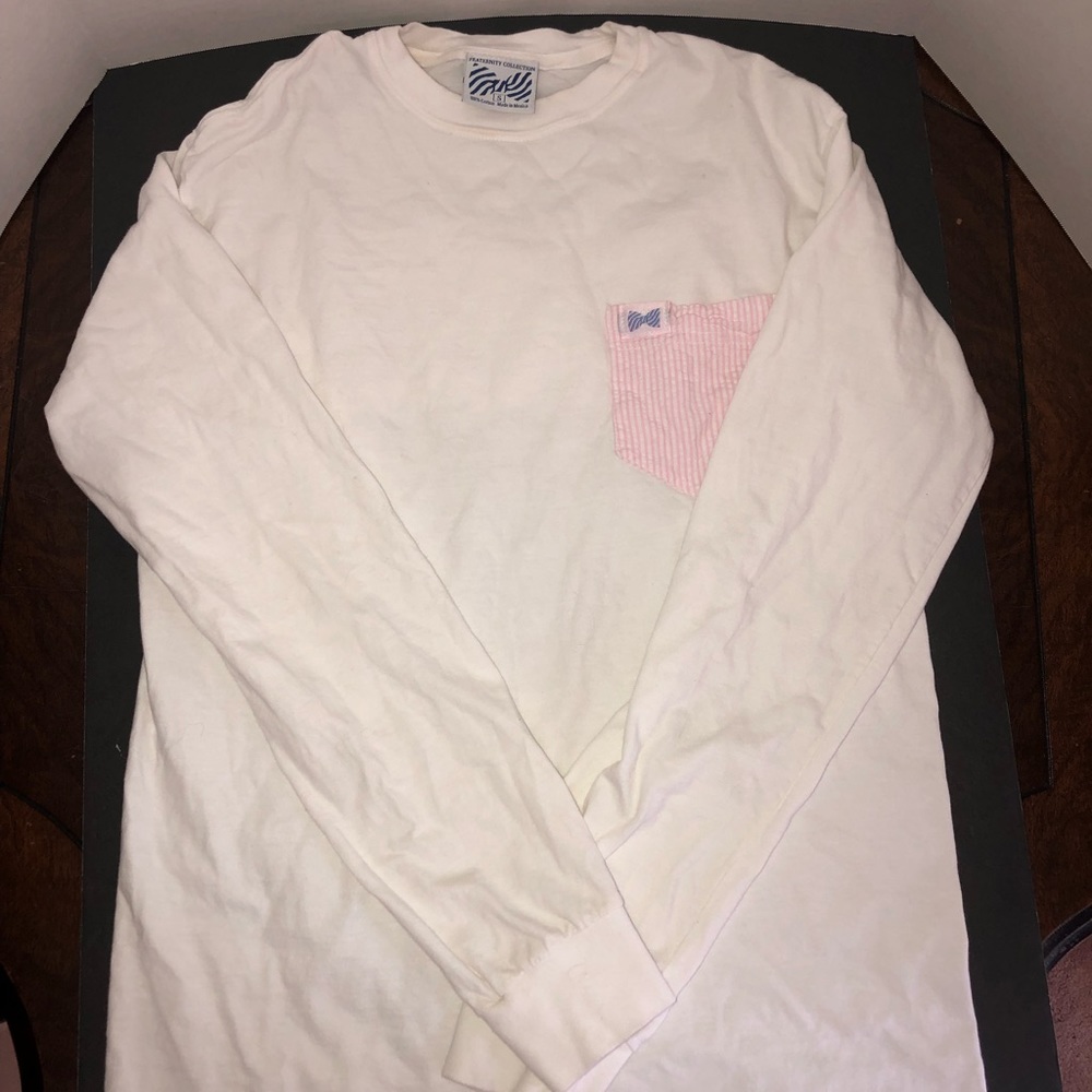 Fraternity Collection Seersucker Pocket Tee